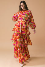 Load image into Gallery viewer, Printed Layered Maxi Dress