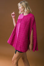 Load image into Gallery viewer, Fuchsia Poncho
