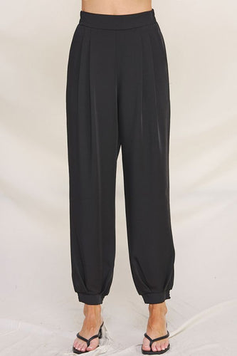 Pleated Pull On Jogger Pant