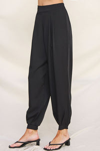 Pleated Pull On Jogger Pant
