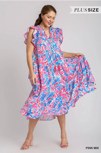 Load image into Gallery viewer, Pink Mix Dress Plus