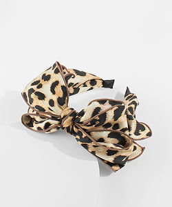 Animal Printed Bow Headband