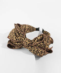 Animal Printed Bow Headband