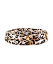Load image into Gallery viewer, Animal Print Pipe Stackable Bracelet