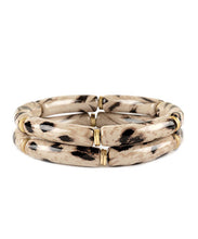 Load image into Gallery viewer, Animal Print Pipe Stackable Bracelet
