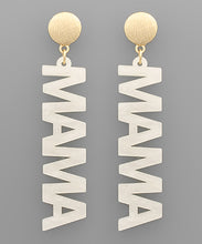 Load image into Gallery viewer, MAMA Acetate Letter Earrings