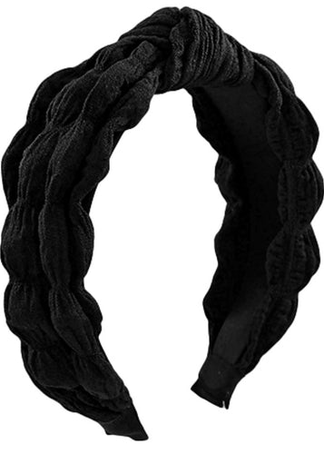 Textured Fabric Knotted Headband