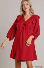 Load image into Gallery viewer, Ruffled Sleeve Dress