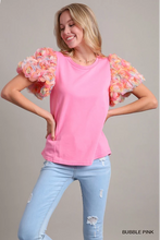 Load image into Gallery viewer, Floral Puff Sleeve Top