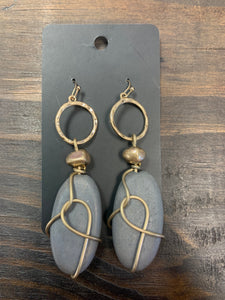 Stone Earring