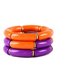 Clemson Tube Bracelet Set