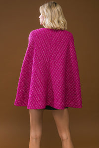 Fuchsia Poncho