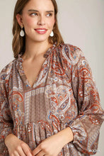 Load image into Gallery viewer, V-Neck Dress With Lurex Detail