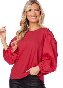 Dillon Poplin Sleeve Top