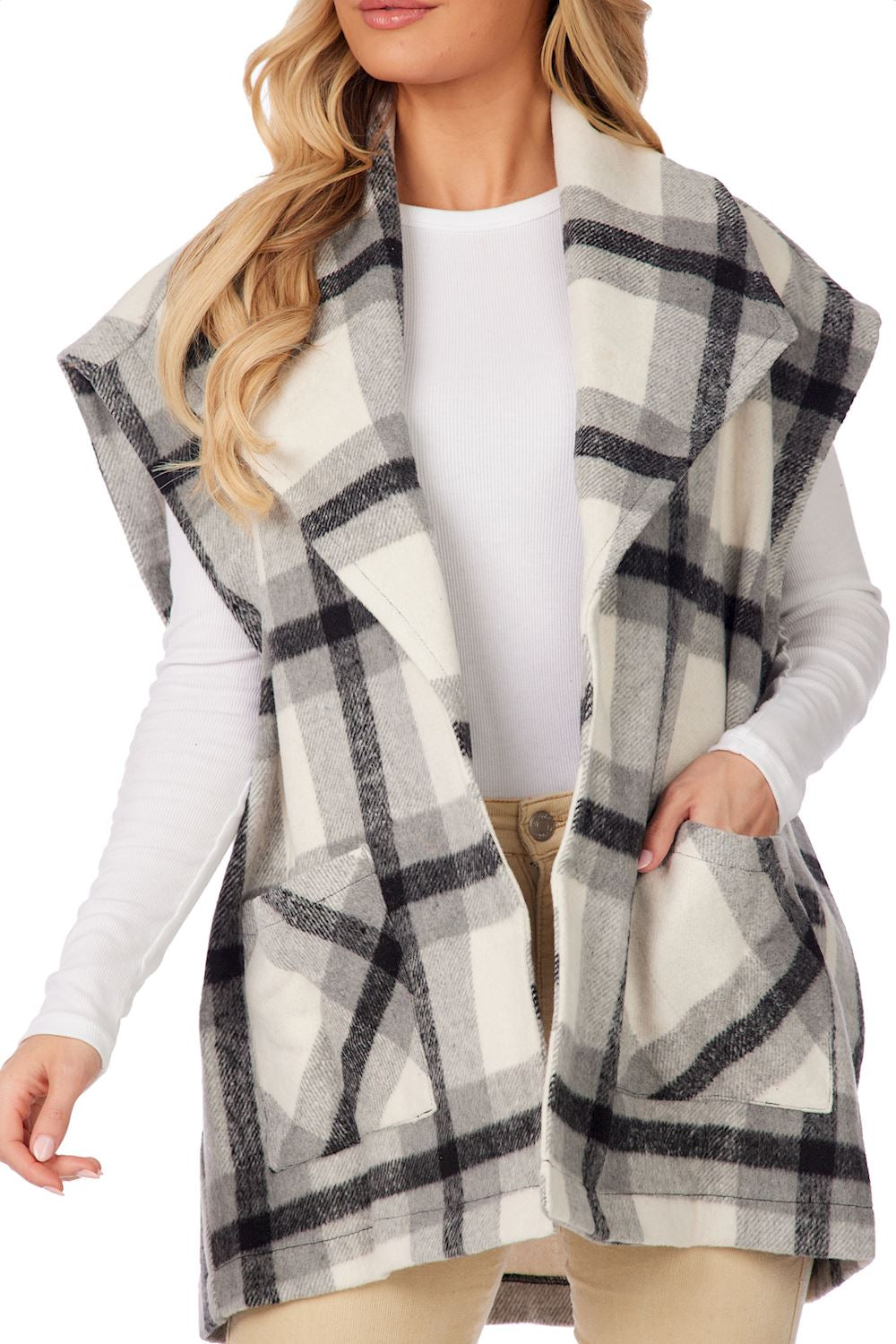 Hendrix Plaid Vest