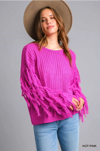 Load image into Gallery viewer, Tassel Sleeve Top