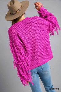 Tassel Sleeve Top