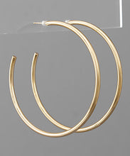 Load image into Gallery viewer, 60mm Gold Dipped Hoops