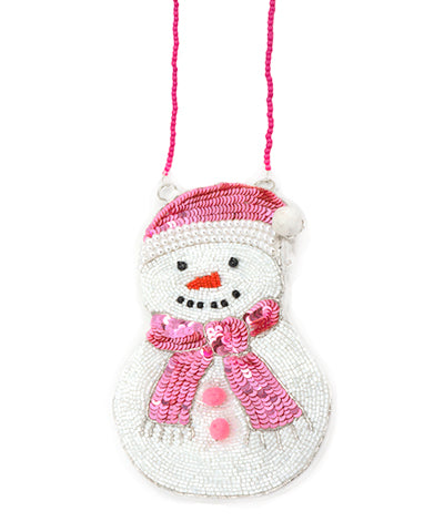 Snowman Beads Bag