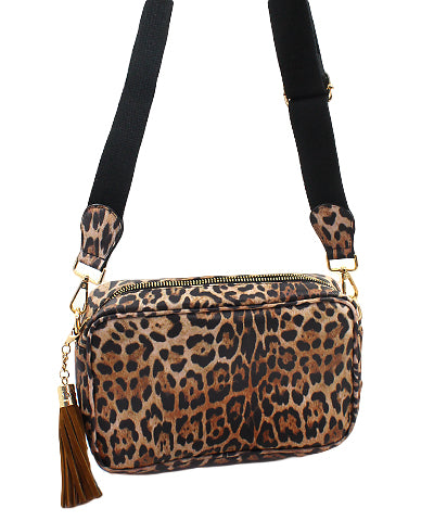 Animal Print Rectangle Crossbody
