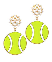 Load image into Gallery viewer, Sports Theme Drop Earrings