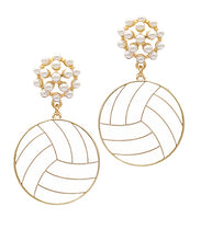 Load image into Gallery viewer, Sports Theme Drop Earrings