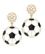 Load image into Gallery viewer, Sports Theme Drop Earrings