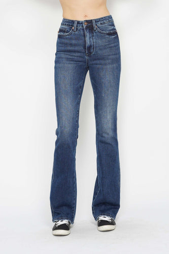 Embroidered Back Pocket Bootcut Jean