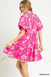 Floral Ruffle Babydoll Dress