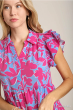 Load image into Gallery viewer, Two Toned Collared Midi Dress