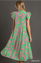 Load image into Gallery viewer, Two Toned Collared Midi Dress