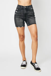 Magic Destroy Raw Hem Shorts