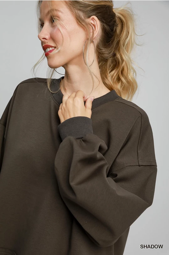 Cropped Crewneck