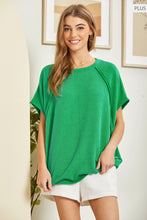 Load image into Gallery viewer, Raglan Sleeve Solid Plus Tunic