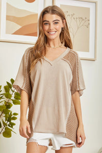 Crochet V-Neck Plus Tunic