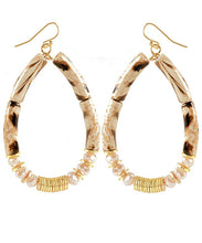 Load image into Gallery viewer, Animal Print Teardrop Earrings