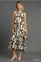 Load image into Gallery viewer, Cream Mix Sleeveless Dress