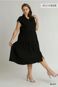 Button Down Front Dress