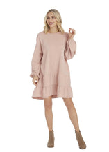 Load image into Gallery viewer, Blush Sweatshirt Dress