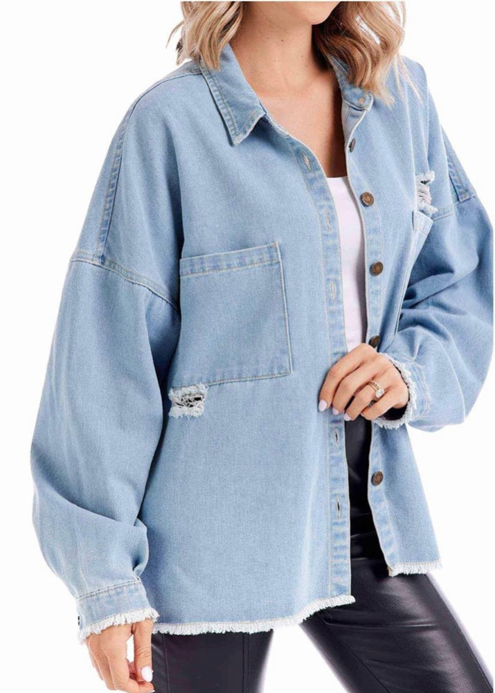 Denim Swing Jacket