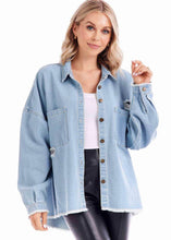 Load image into Gallery viewer, Denim Swing Jacket