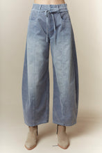 Load image into Gallery viewer, Waist Tie Detail Washed Corduroy Pants