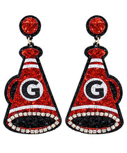 Load image into Gallery viewer, Megaphone Glitter Earrings