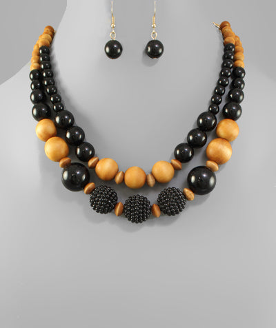 Multi Gradual Ball Necklace