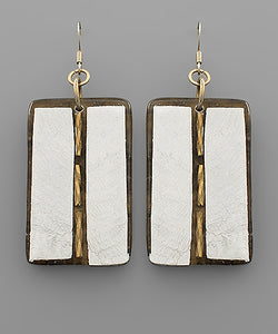 Rectangular Resin Earrings