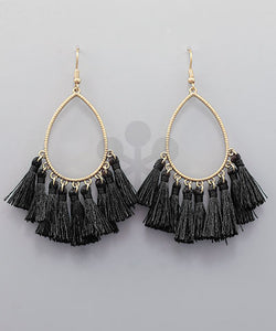 T-Drop Tassel Earrings