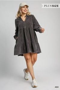 Plus Size Corduroy Dress