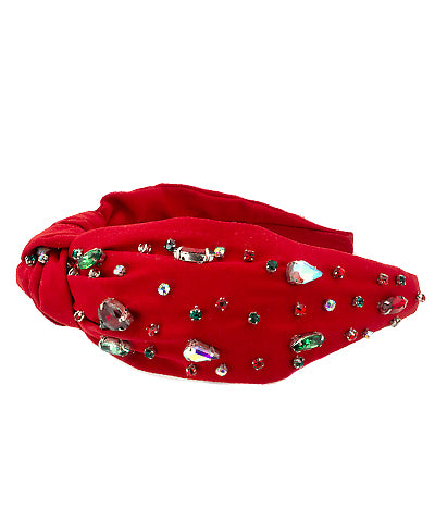 Red Rhinestone Headband