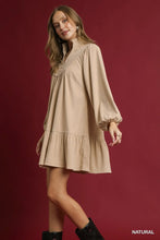 Load image into Gallery viewer, Corduroy Tiered Babydoll Dress