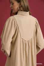 Load image into Gallery viewer, Corduroy Tiered Babydoll Dress
